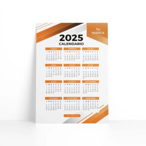 Calendario Personalizado 35 x 50 cm